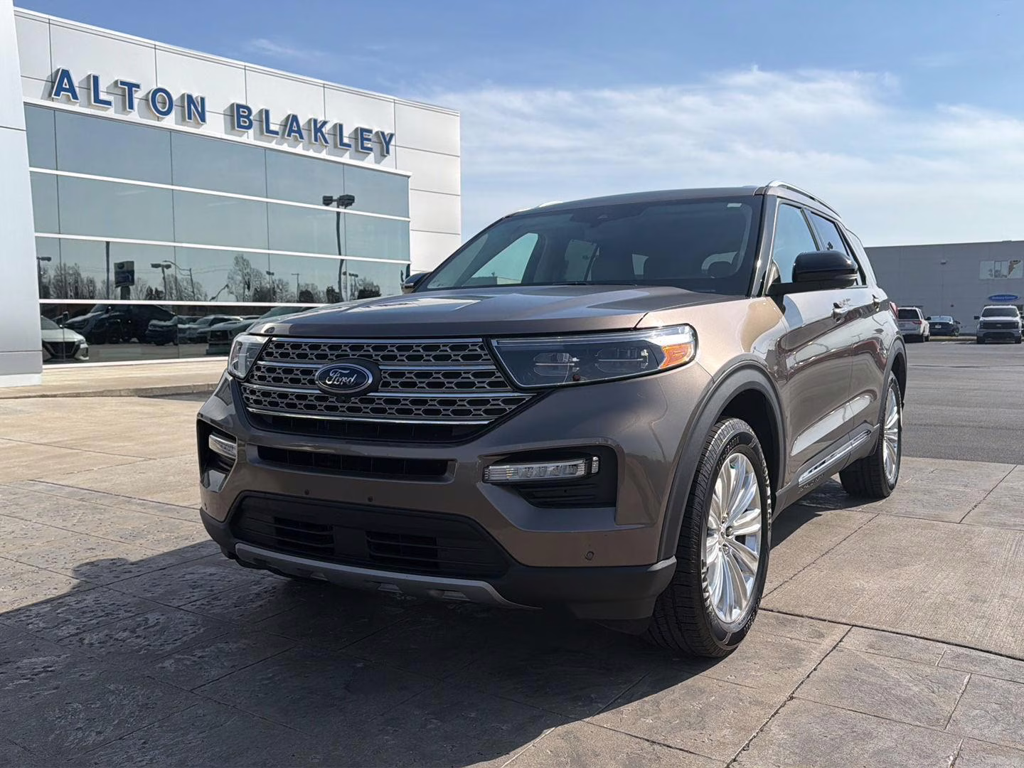 2021 Stone Gray Ford Explorer Limited 4X4 SUV
