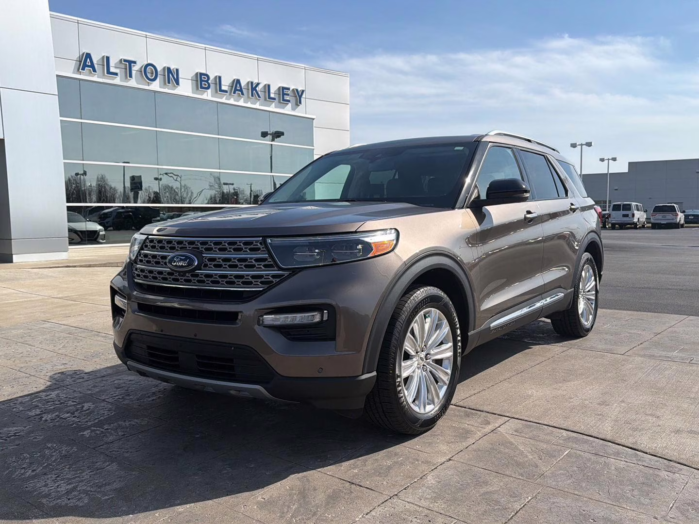 2021 Stone Gray Ford Explorer Limited 4X4 SUV