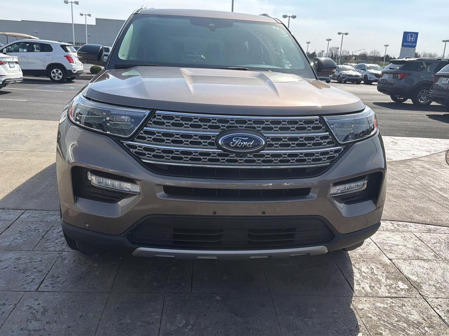 2021 Stone Gray Ford Explorer Limited 4X4 SUV