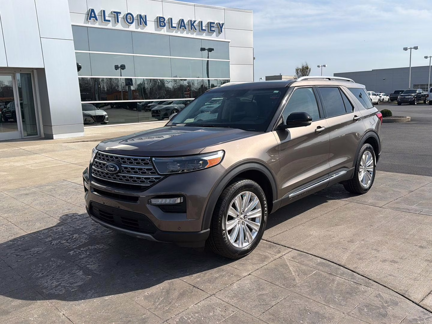 2021 Stone Gray Ford Explorer Limited 4X4 SUV