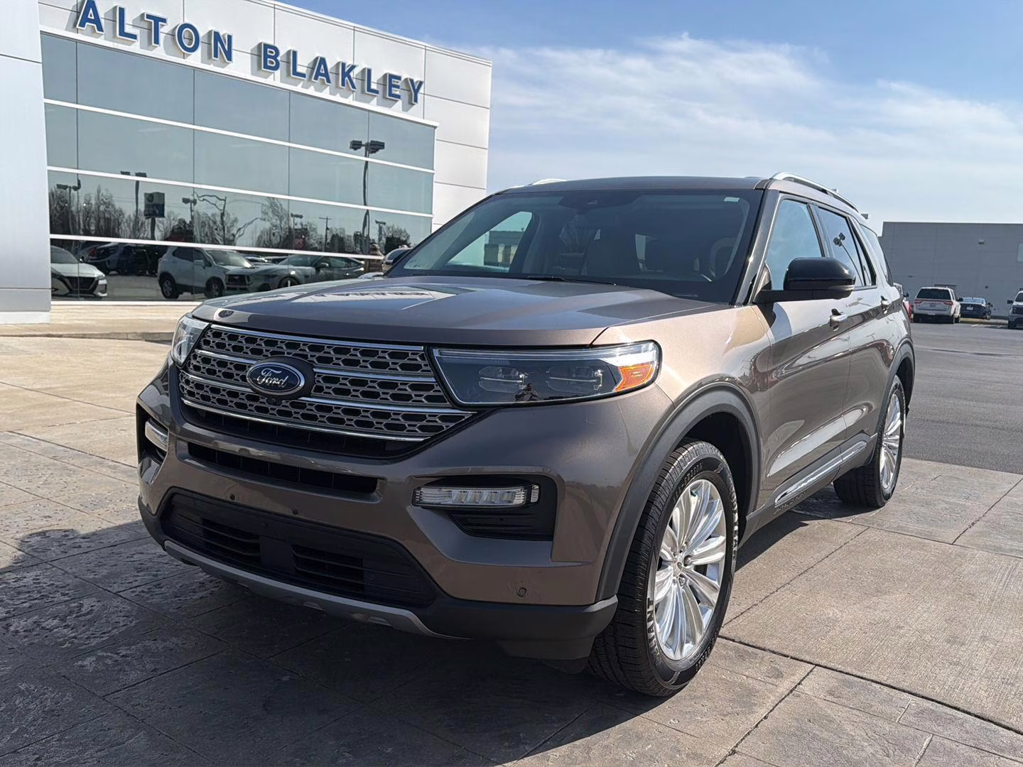 2021 Stone Gray Ford Explorer Limited 4X4 SUV