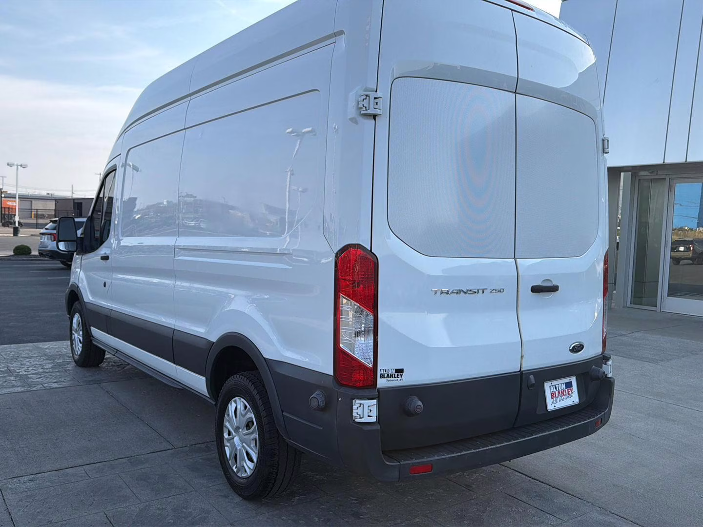 2016 Oxford White Ford Transit Cargo Van T-250 148  HI RF 9000 GVW RWD Van