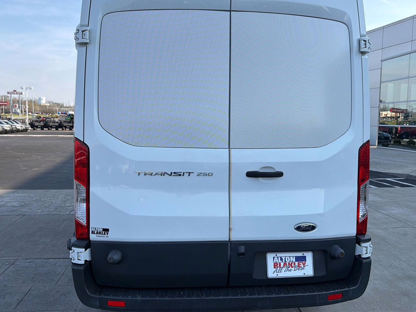 2016 Oxford White Ford Transit Cargo Van T-250 148  HI RF 9000 GVW RWD Van