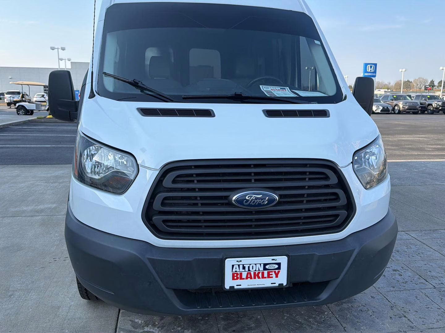 2016 Oxford White Ford Transit Cargo Van T-250 148  HI RF 9000 GVW RWD Van