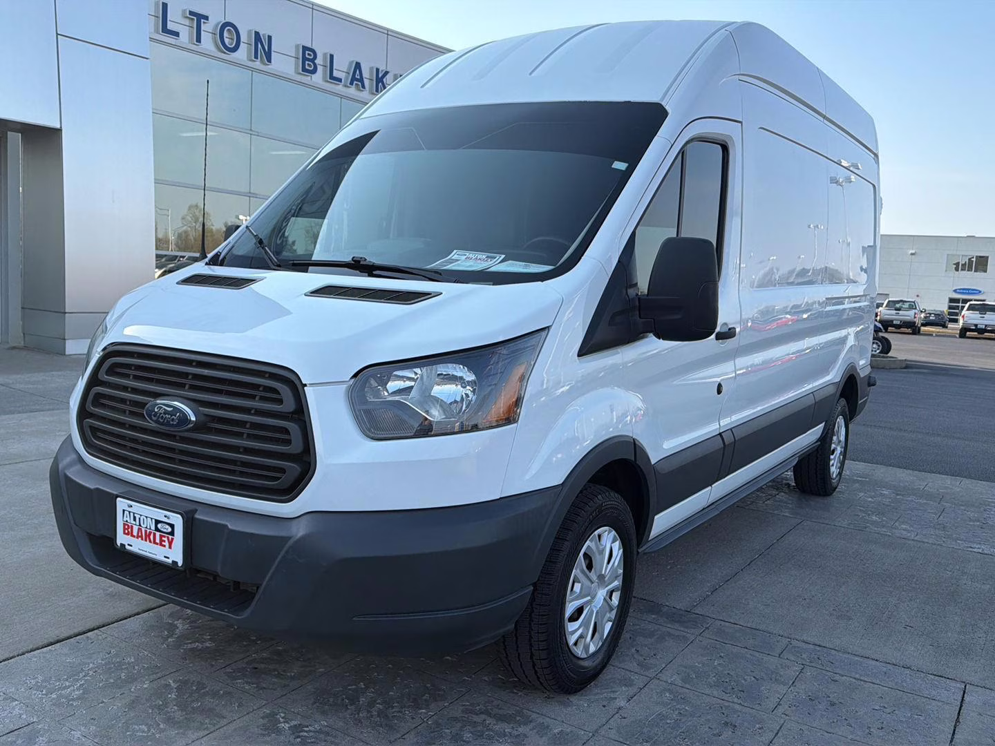 2016 Oxford White Ford Transit Cargo Van T-250 148  HI RF 9000 GVW RWD Van