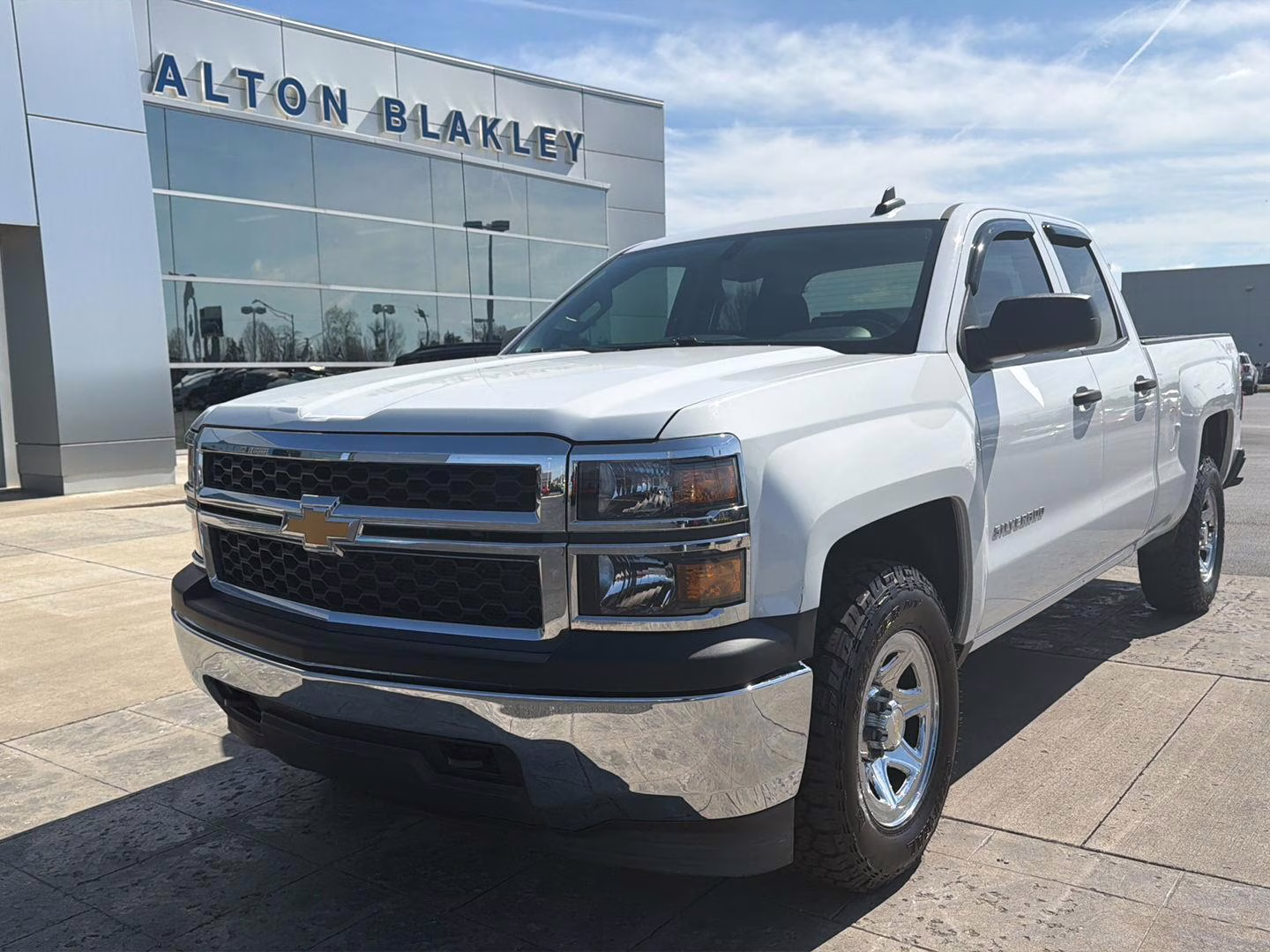 2015 Summit White Chevrolet Silverado 1500 LS 4X4 Truck