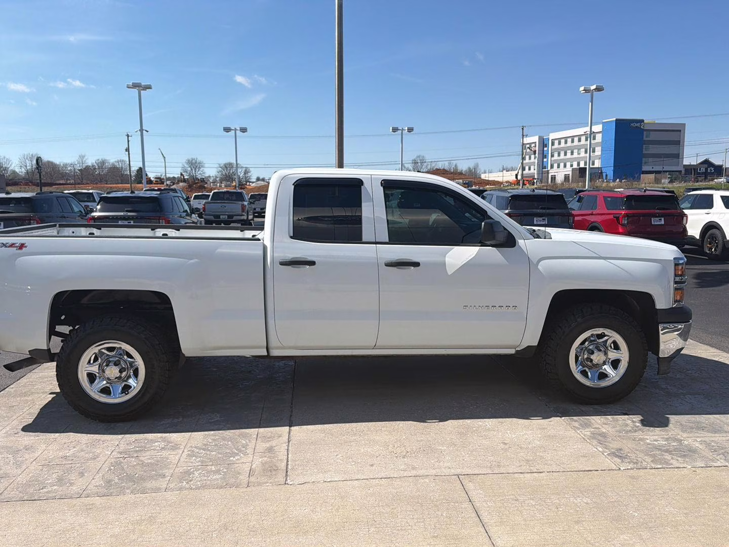 2015 Summit White Chevrolet Silverado 1500 LS 4X4 Truck