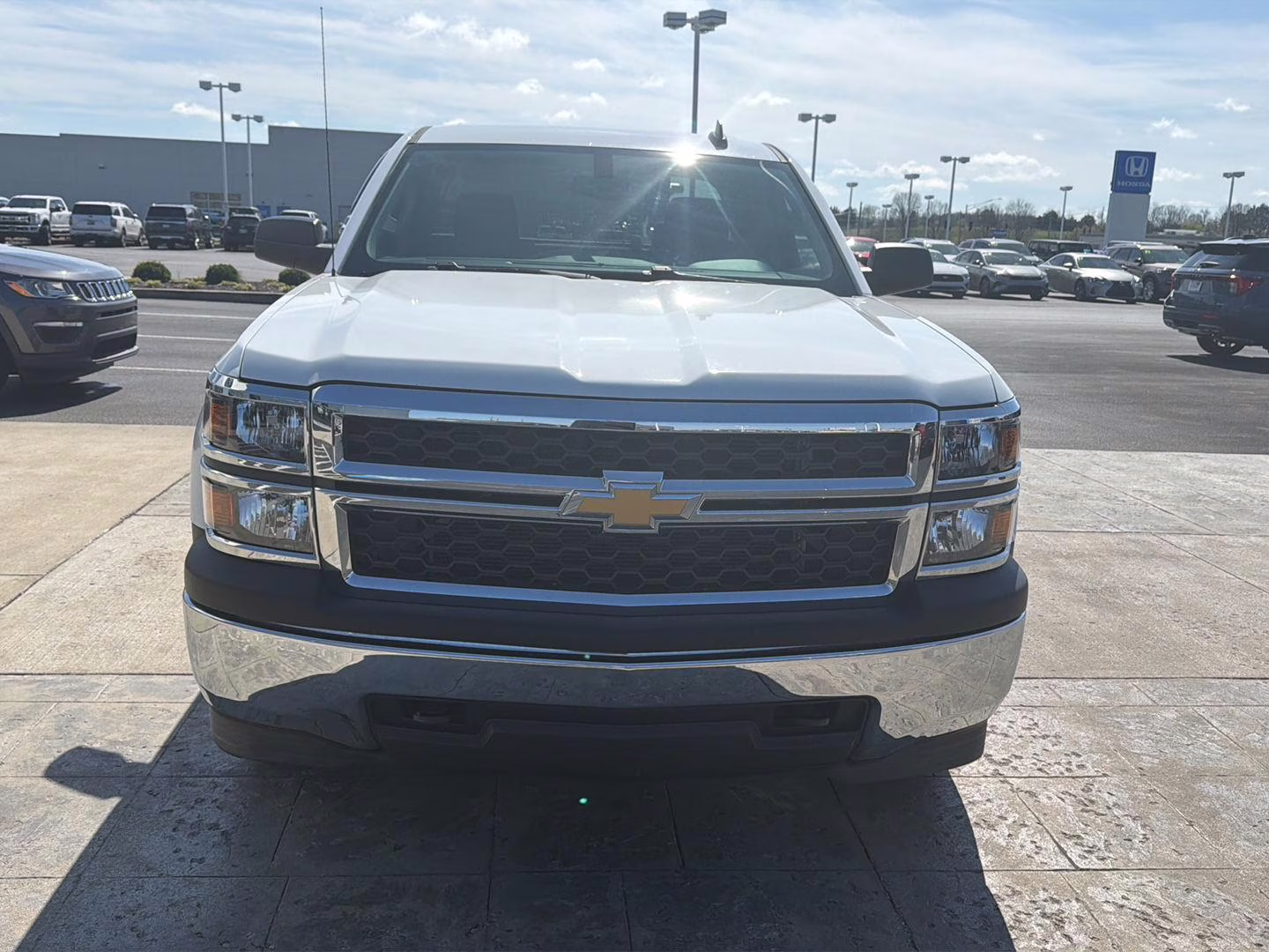 2015 Summit White Chevrolet Silverado 1500 LS 4X4 Truck