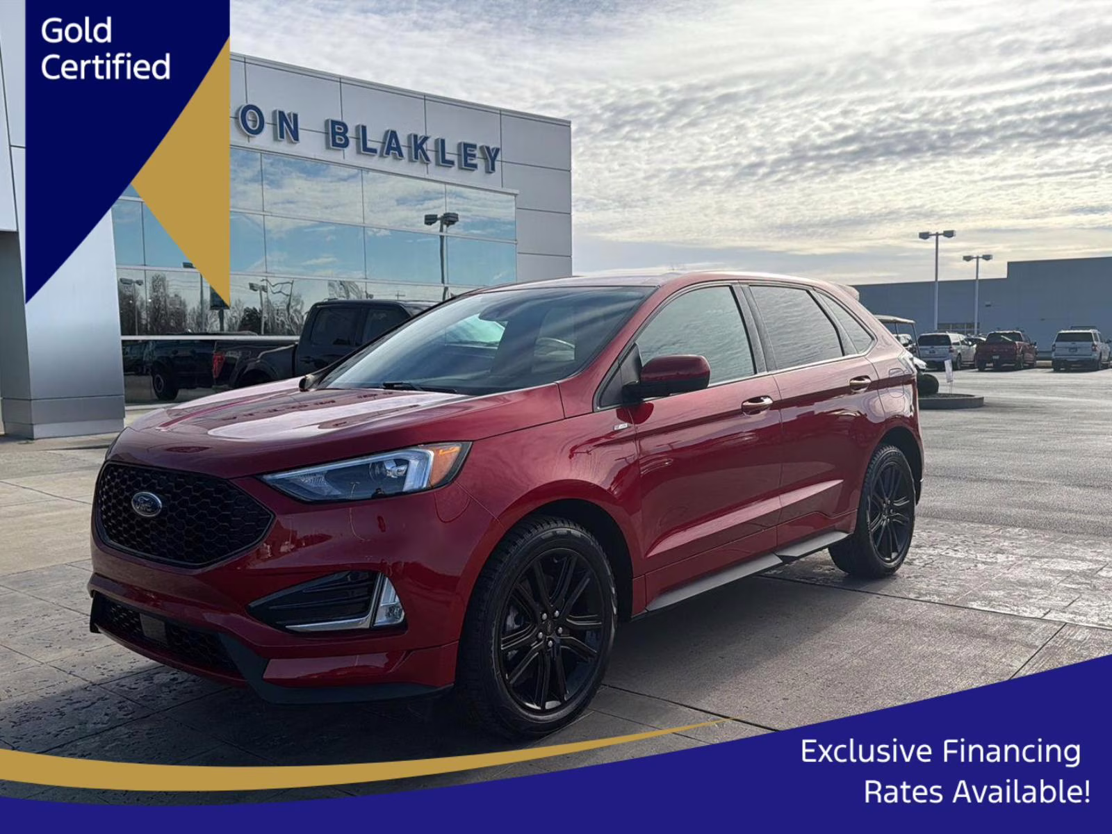 2024 Carbonized Gray Ford Edge ST-Line AWD SUV