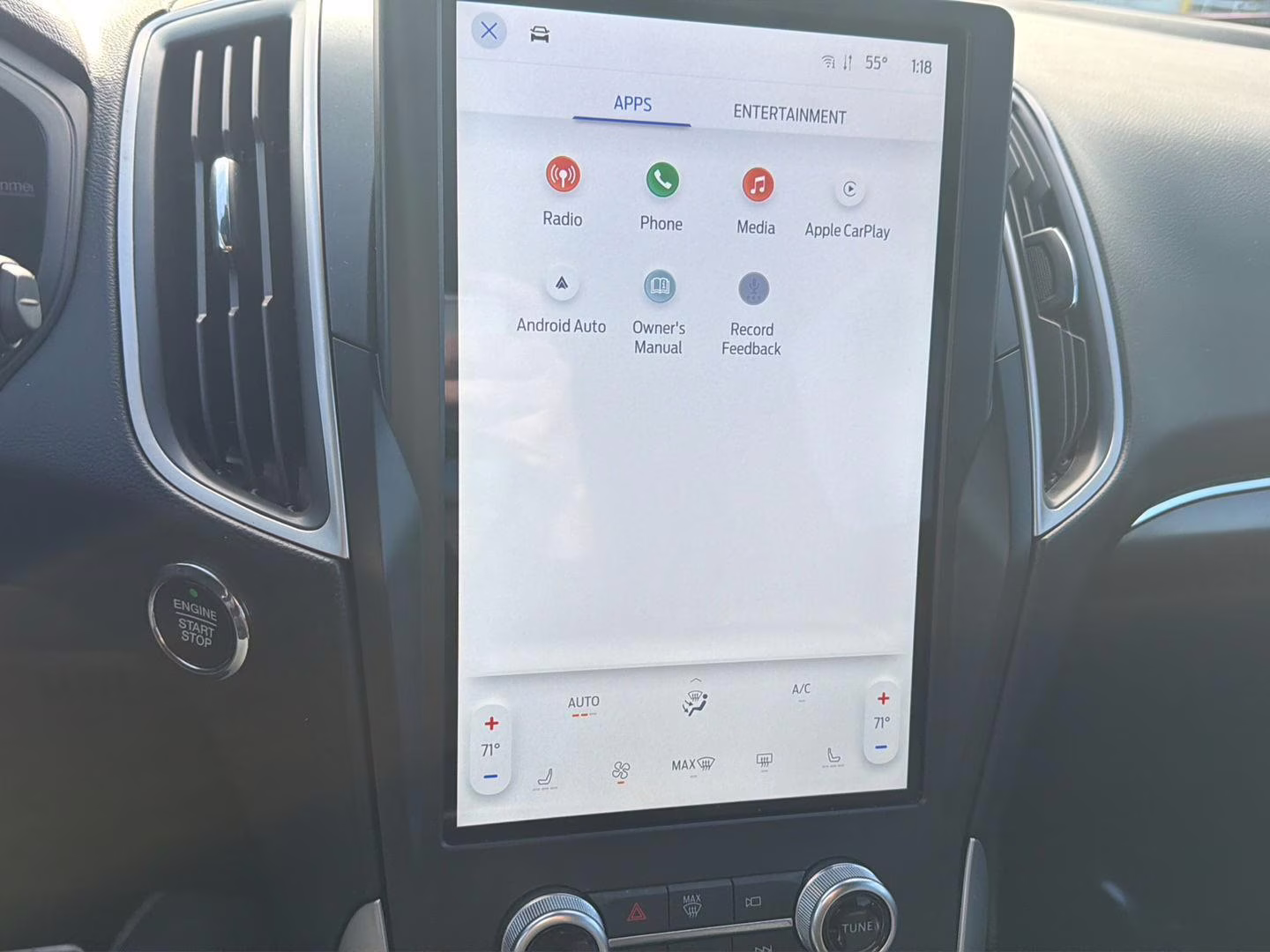 2024 Carbonized Gray Ford Edge ST-Line AWD SUV