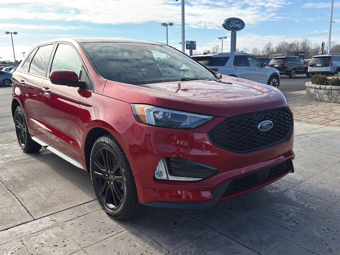 2024 Carbonized Gray Ford Edge ST-Line AWD SUV
