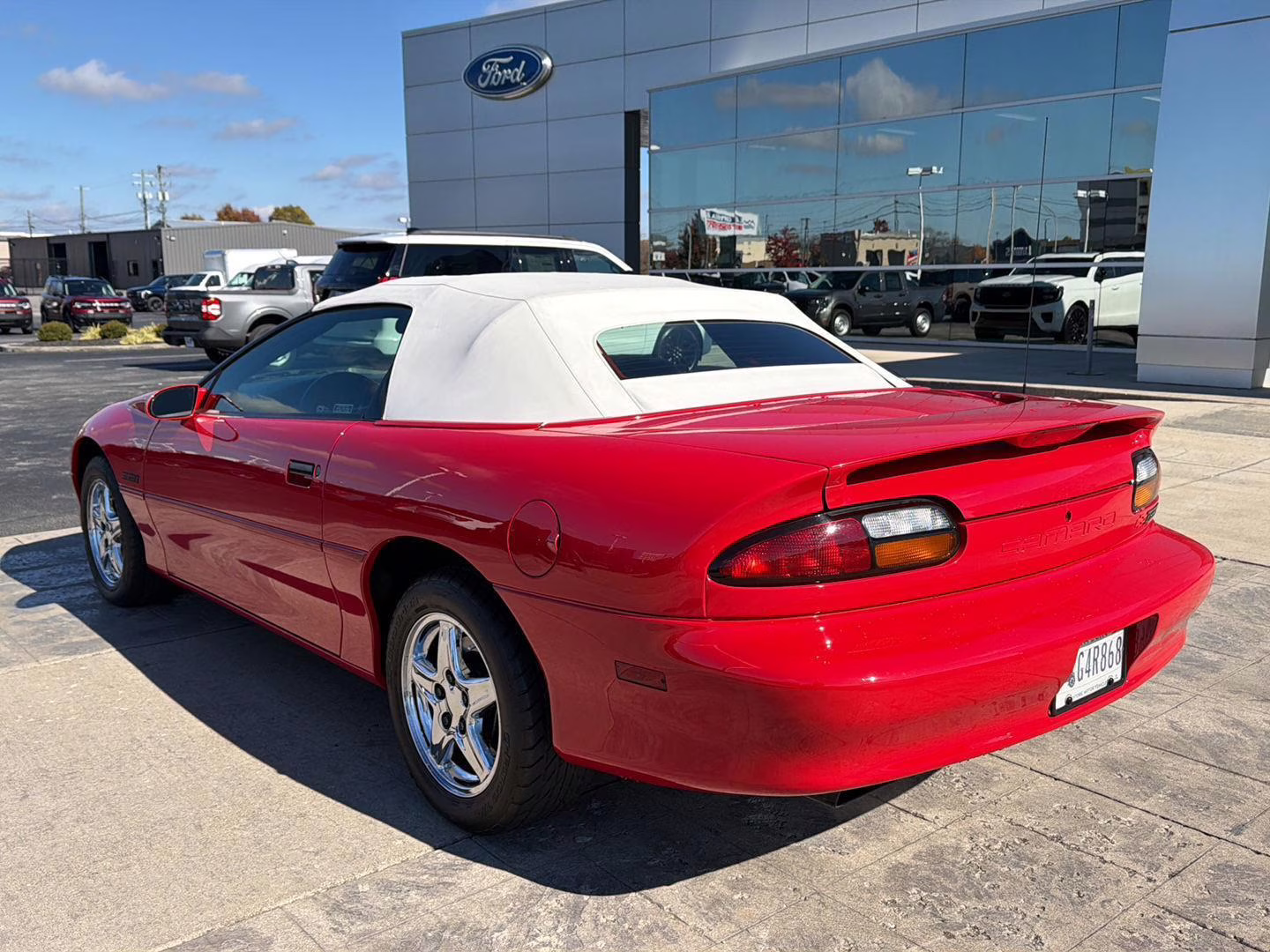 1997 Bright Red Chevrolet Camaro Z28 RWD Convertible