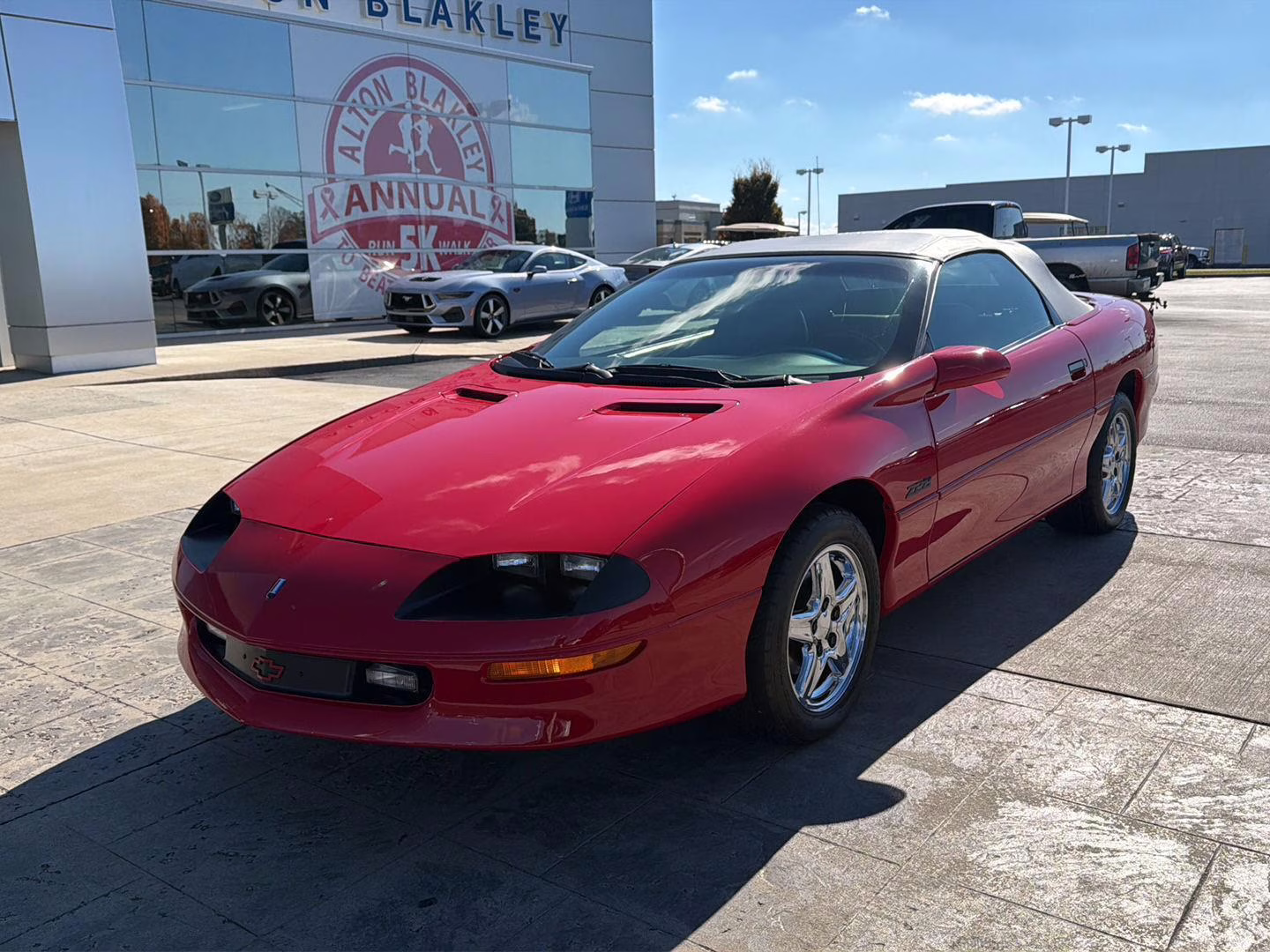 1997 Bright Red Chevrolet Camaro Z28 RWD Convertible