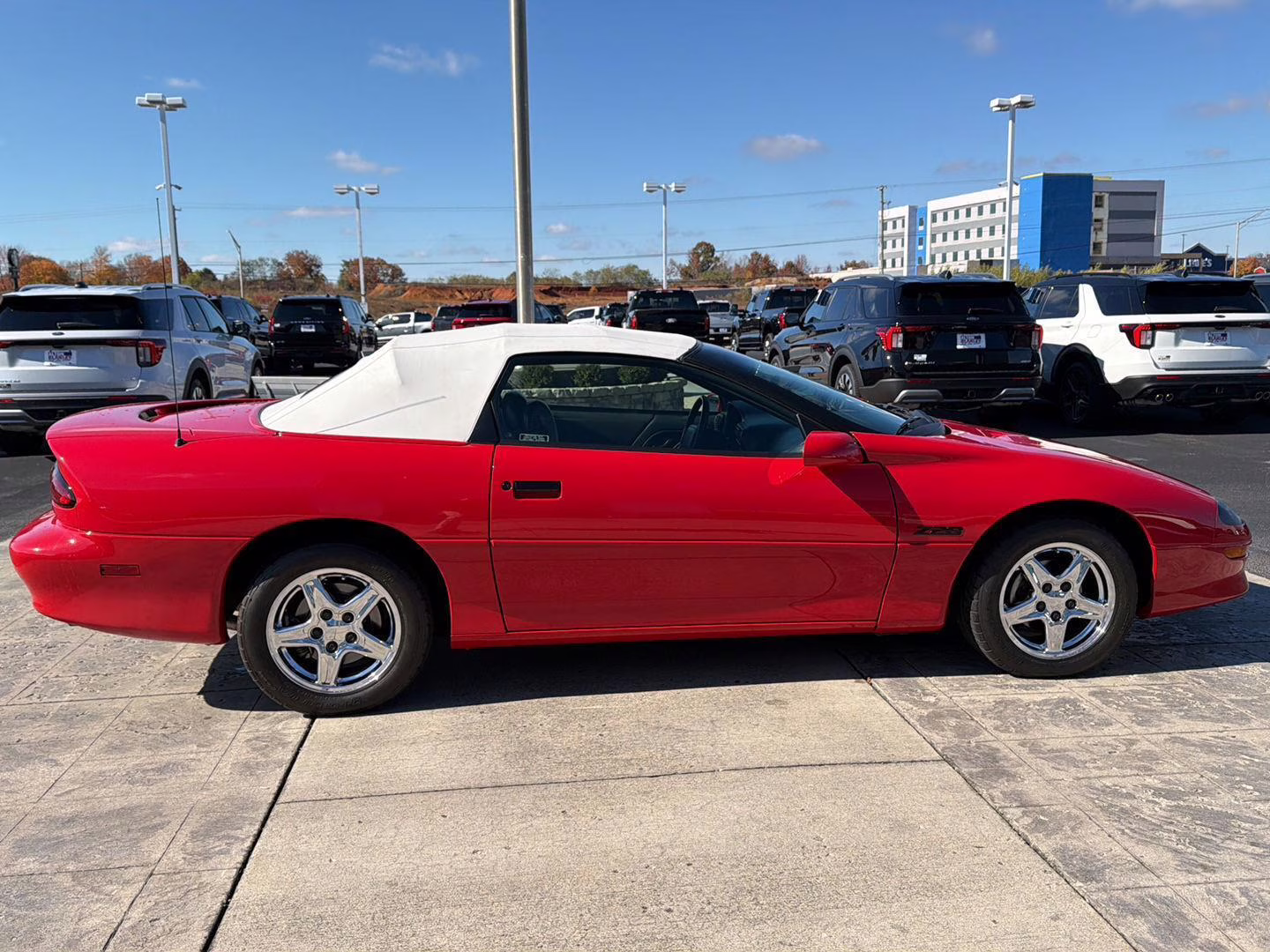 1997 Bright Red Chevrolet Camaro Z28 RWD Convertible