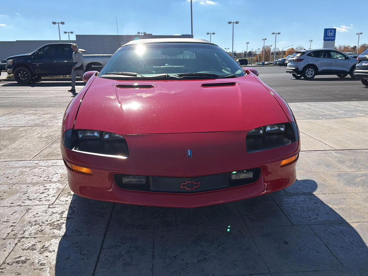 1997 Bright Red Chevrolet Camaro Z28 RWD Convertible