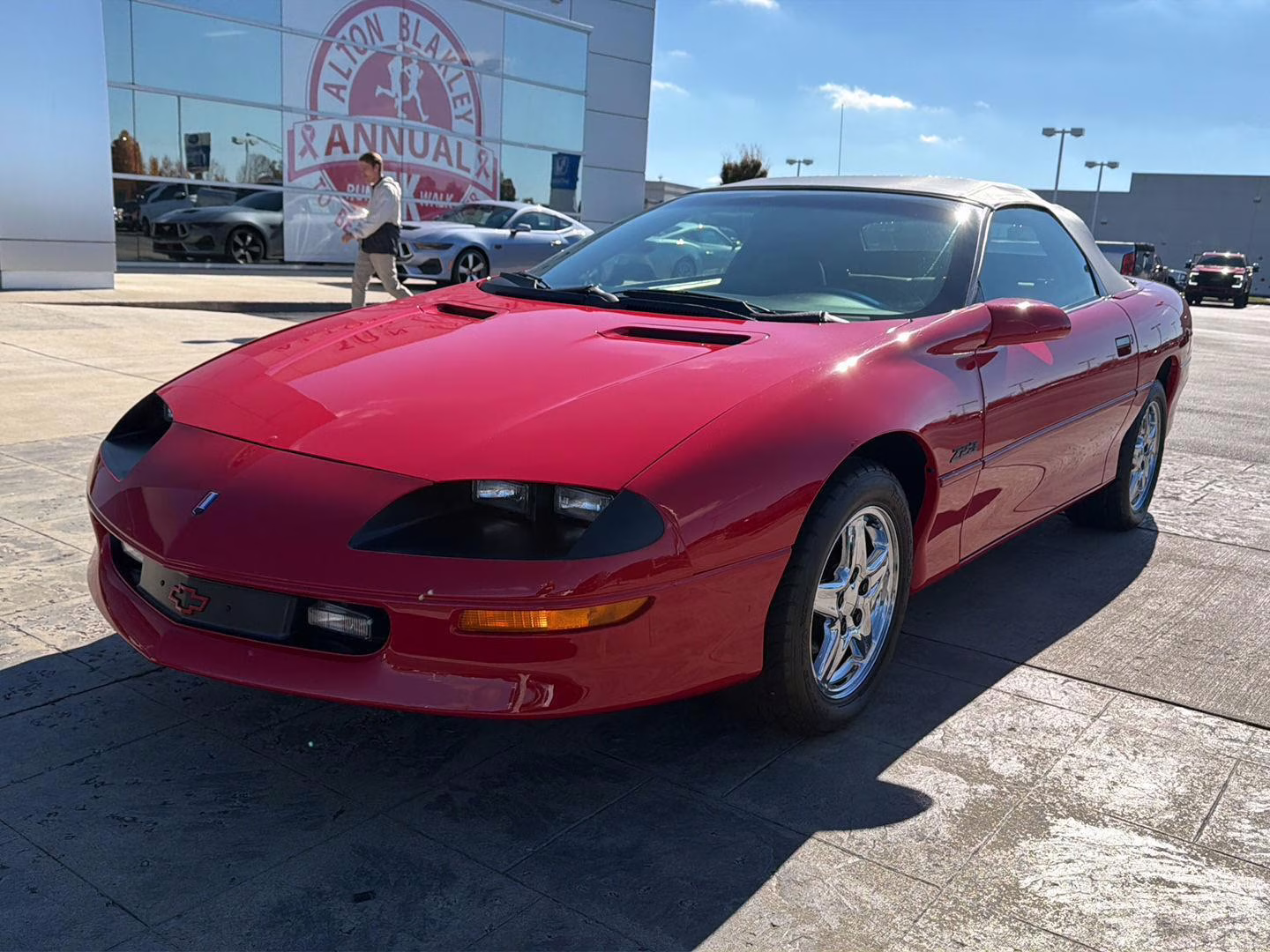 1997 Bright Red Chevrolet Camaro Z28 RWD Convertible