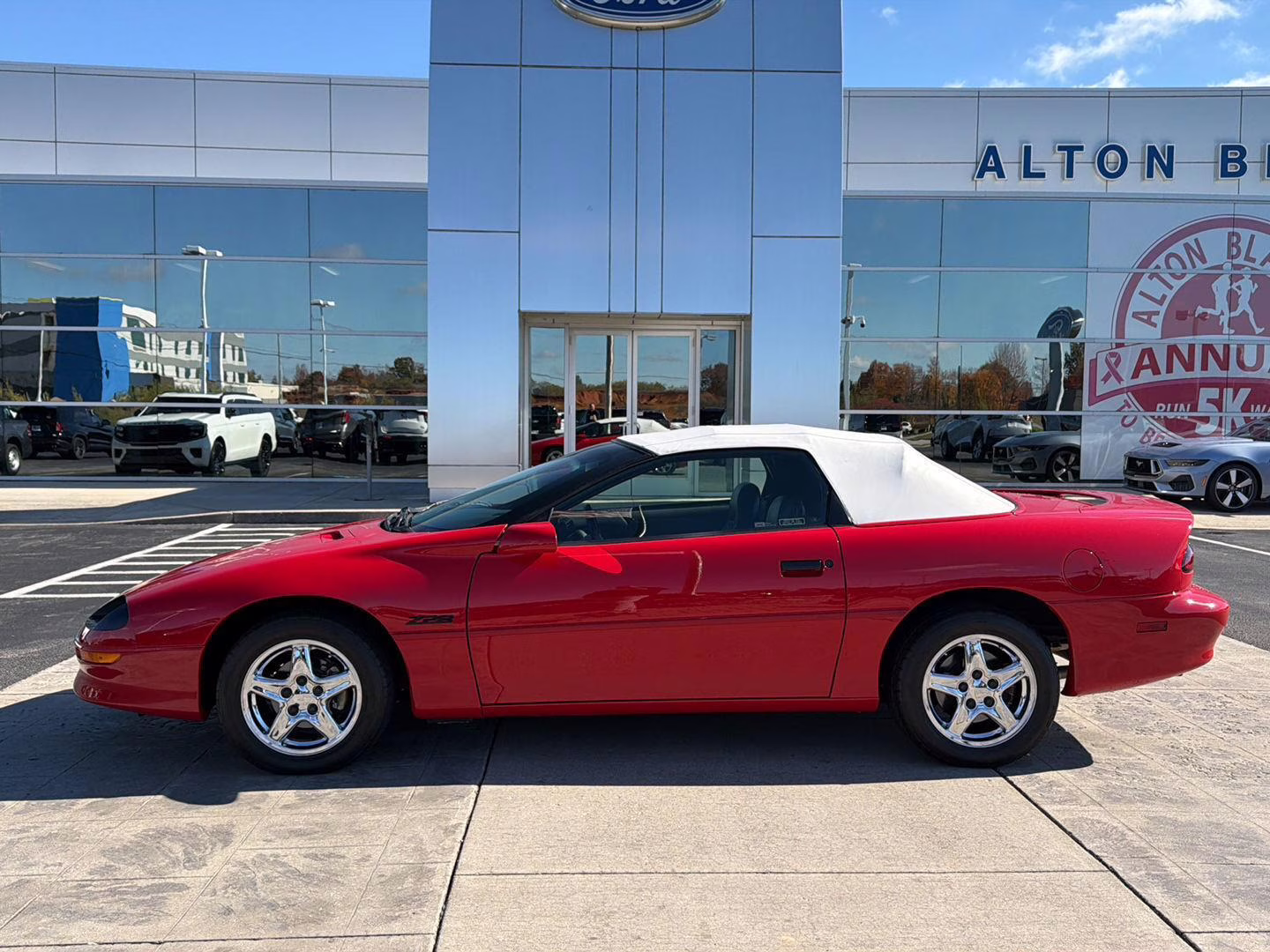 1997 Bright Red Chevrolet Camaro Z28 RWD Convertible