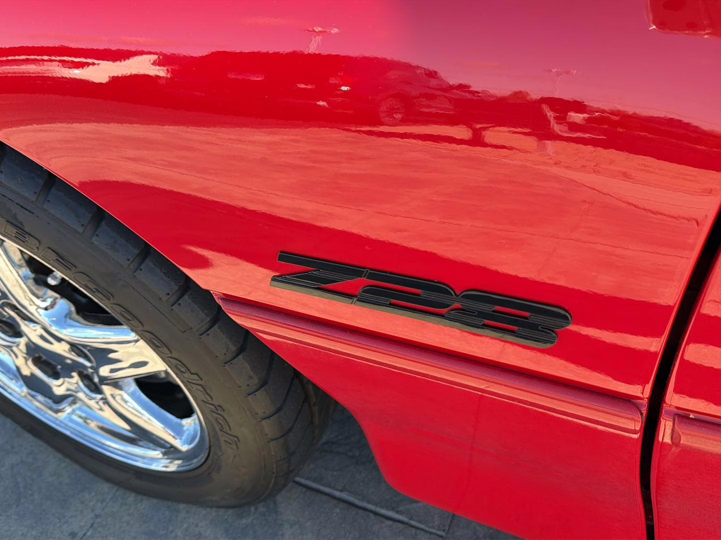 1997 Bright Red Chevrolet Camaro Z28 RWD Convertible