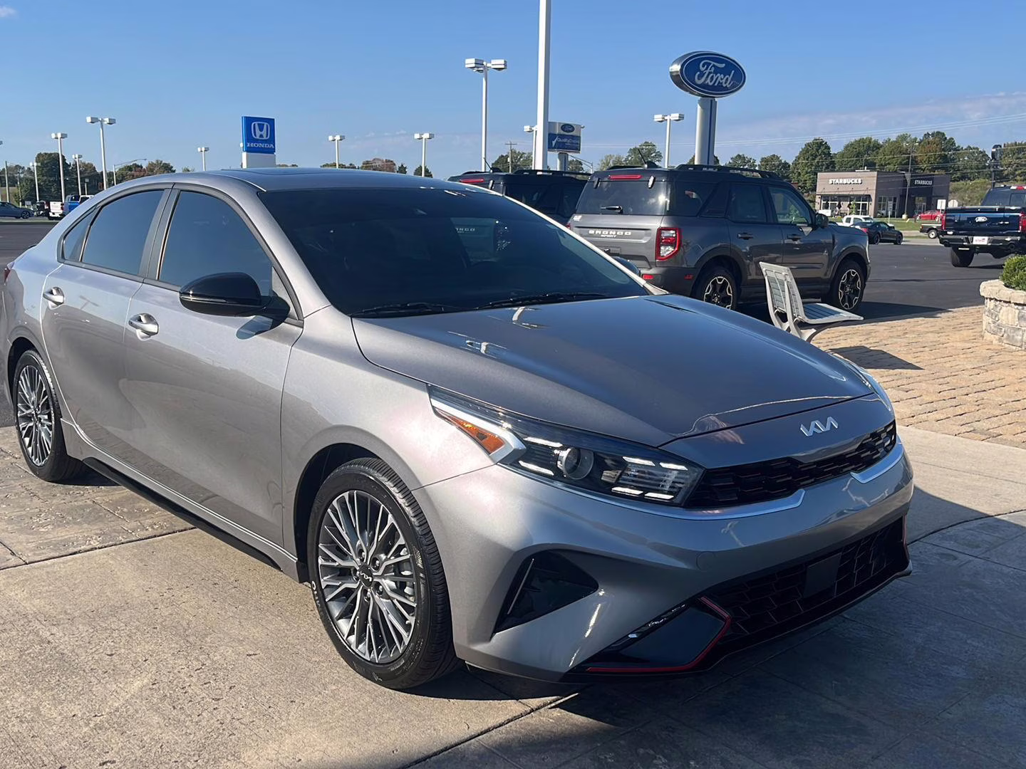 2024 Steel Gray Kia Forte GT-Line FWD Sedan