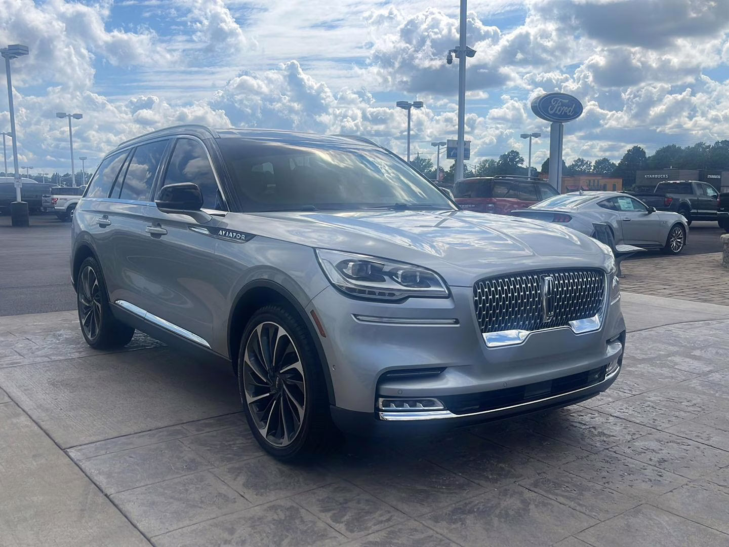 2020 Silver Radiance Metallic Lincoln Aviator Reserve AWD SUV