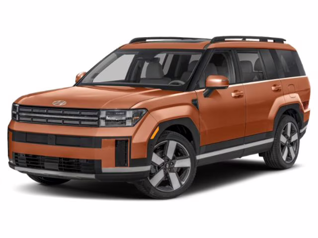 2025 Terracotta Orange Hyundai Santa Fe Limited AWD SUV