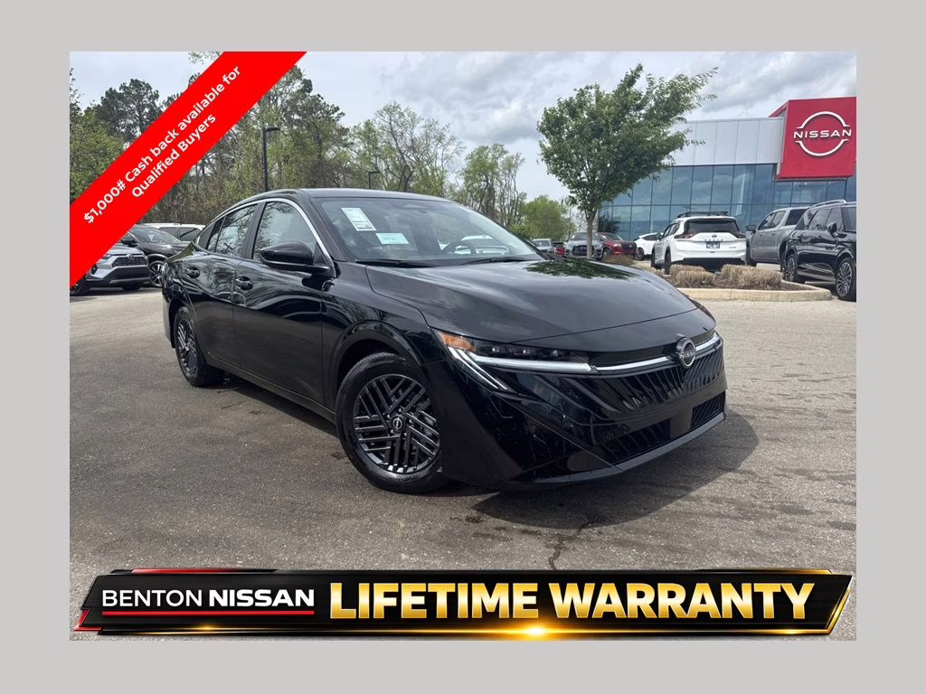 2026 Super Black Nissan Sentra SV FWD Sedan