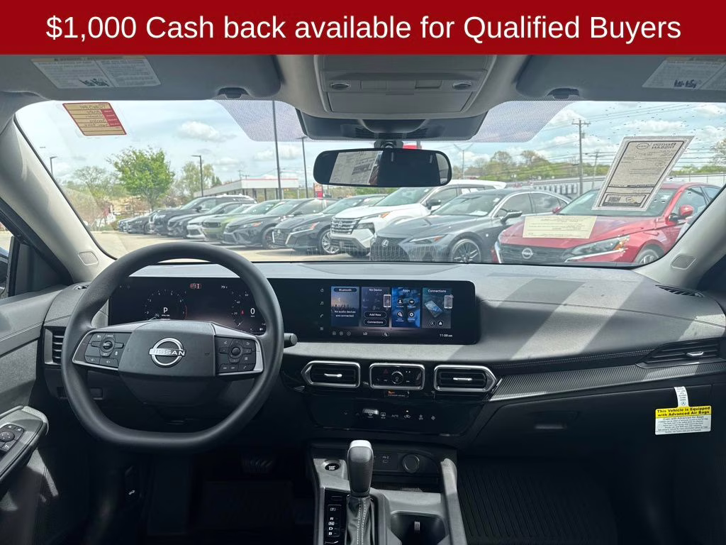 2026 Super Black Nissan Sentra SV FWD Sedan