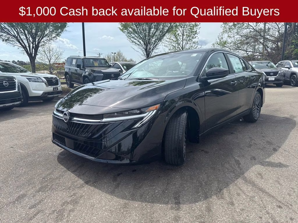 2026 Super Black Nissan Sentra SV FWD Sedan