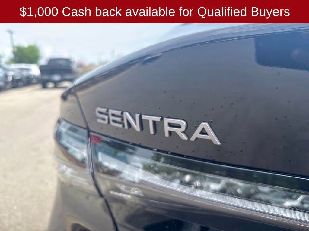 2026 Super Black Nissan Sentra SV FWD Sedan