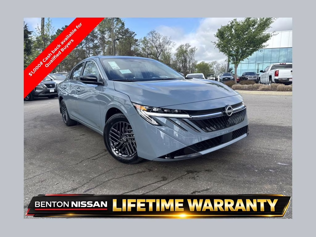 2026 Atlantic Gray Metallic Nissan Sentra SV FWD Sedan