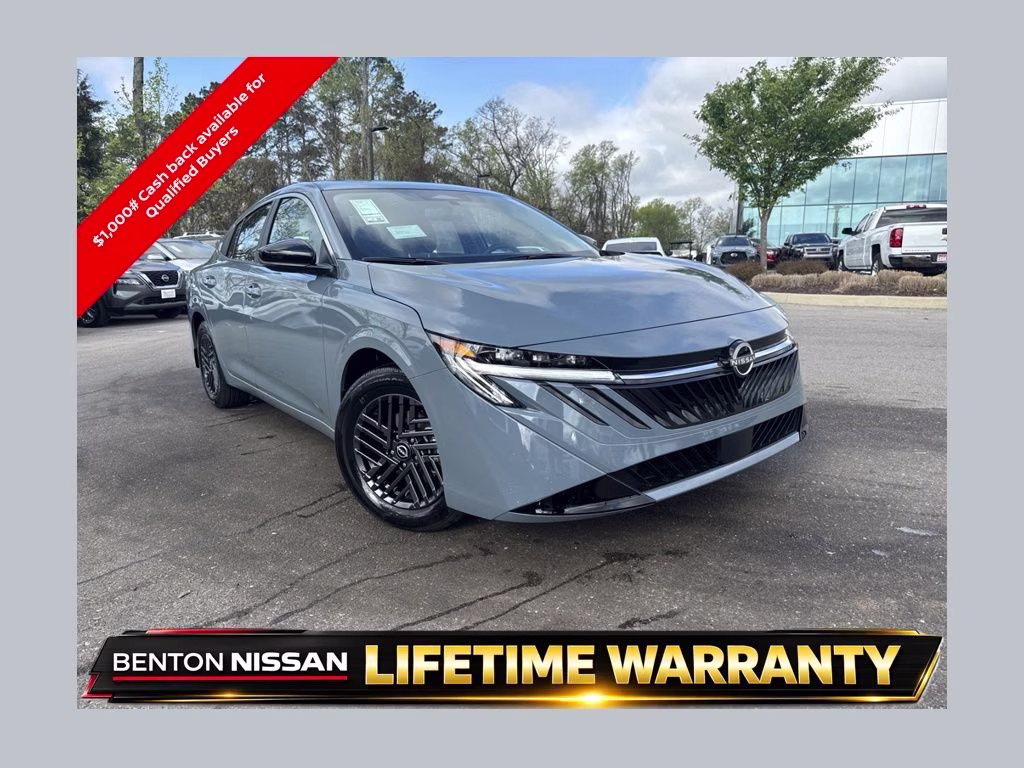 2026 Atlantic Gray Metallic Nissan Sentra SV FWD Sedan