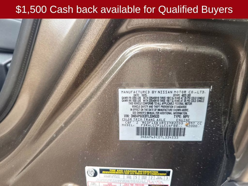 2026 Canyon Bronze Metallic Nissan Kicks SR FWD SUV