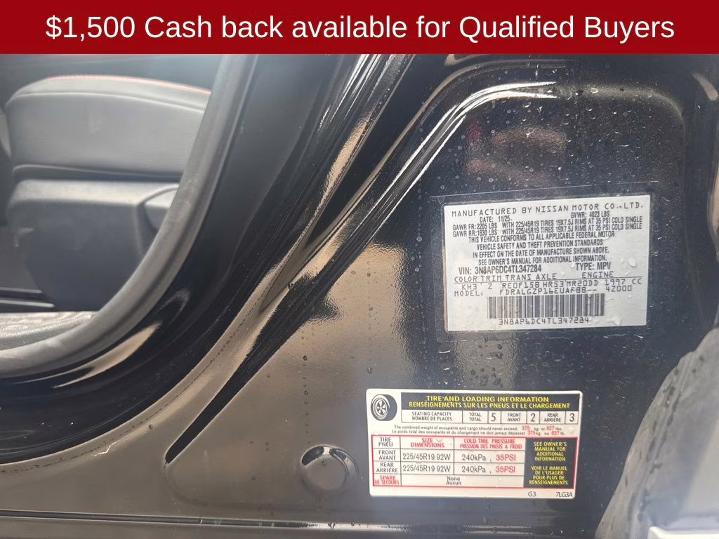 2026 Super Black Nissan Kicks SR FWD SUV