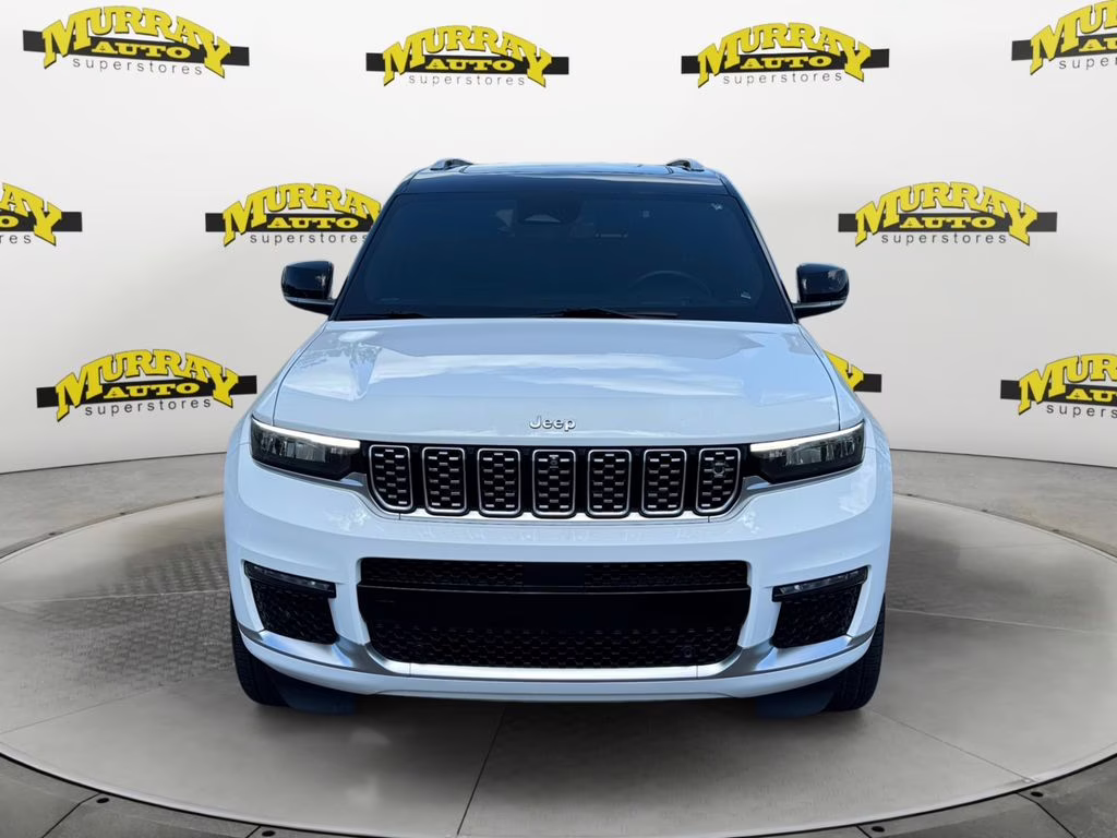 2021 Bright White Clearcoat Jeep Grand Cherokee L Summit 4X4 SUV