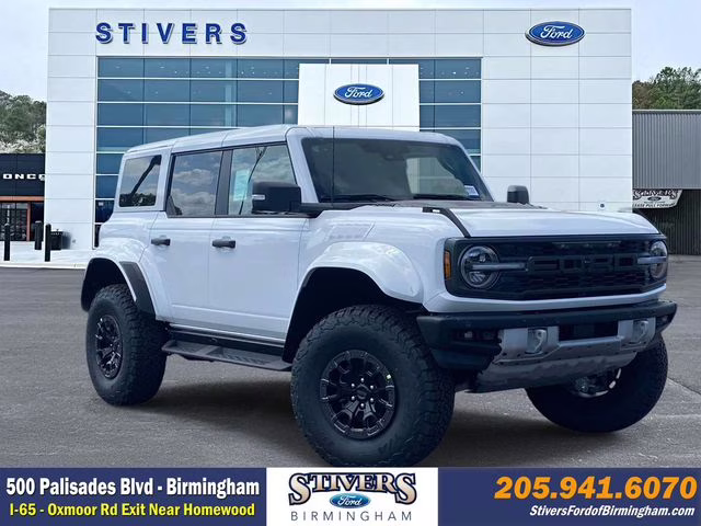 2026 Oxford White Ford Bronco Raptor 4X4 SUV