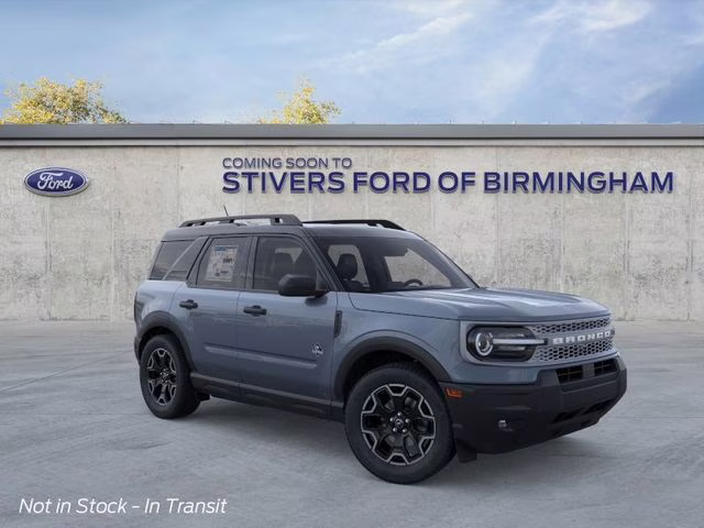 2026 Azure Gray Metallic Tri-Coat Ford Bronco Sport Outer Banks 4X4 SUV