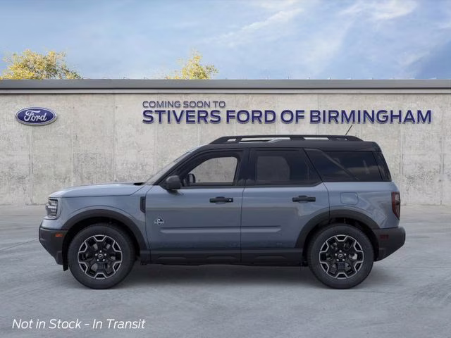 2026 Azure Gray Metallic Tri-Coat Ford Bronco Sport Outer Banks 4X4 SUV