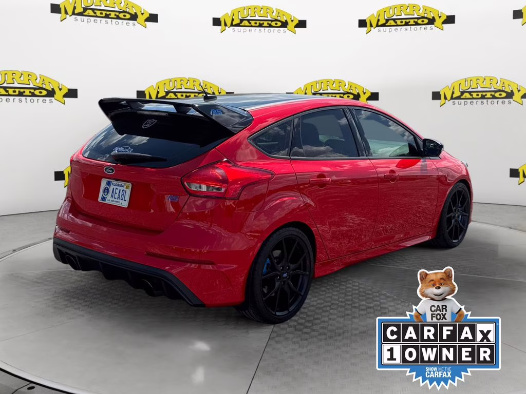 2018 Race Red Ford Focus RS AWD Hatchback