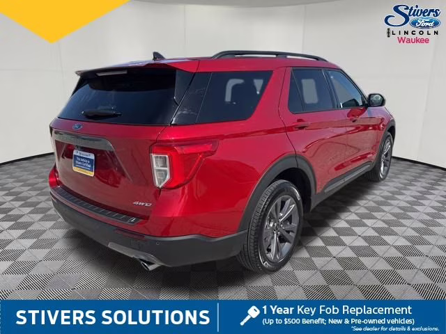 2024 Red Metallic Ford Explorer XLT 4X4 SUV
