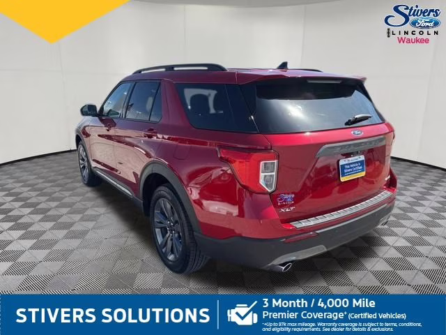 2024 Red Metallic Ford Explorer XLT 4X4 SUV