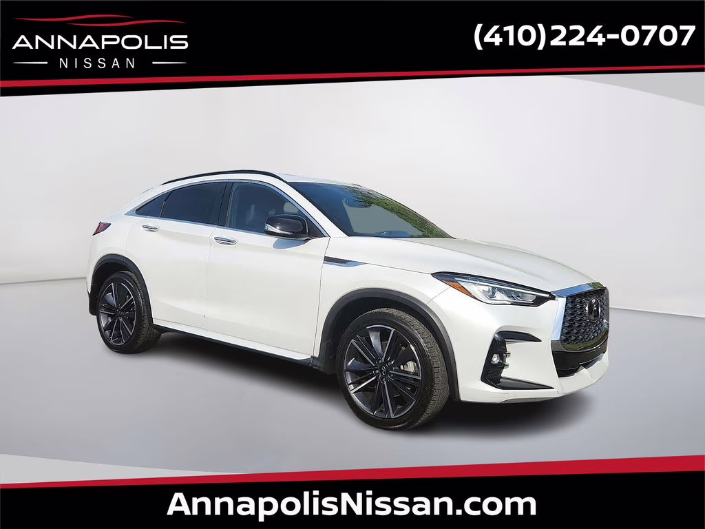 2023 Radiant White INFINITI QX55 LUXE AWD SUV