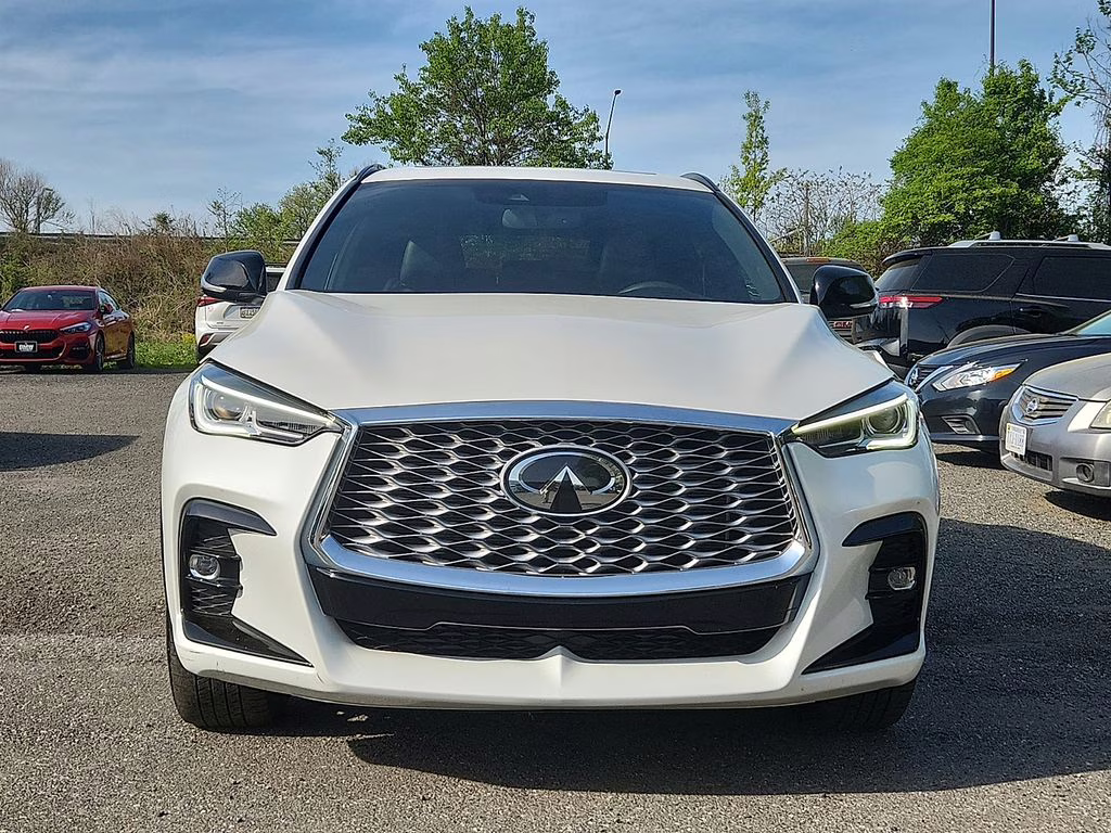 2023 Radiant White INFINITI QX55 LUXE AWD SUV