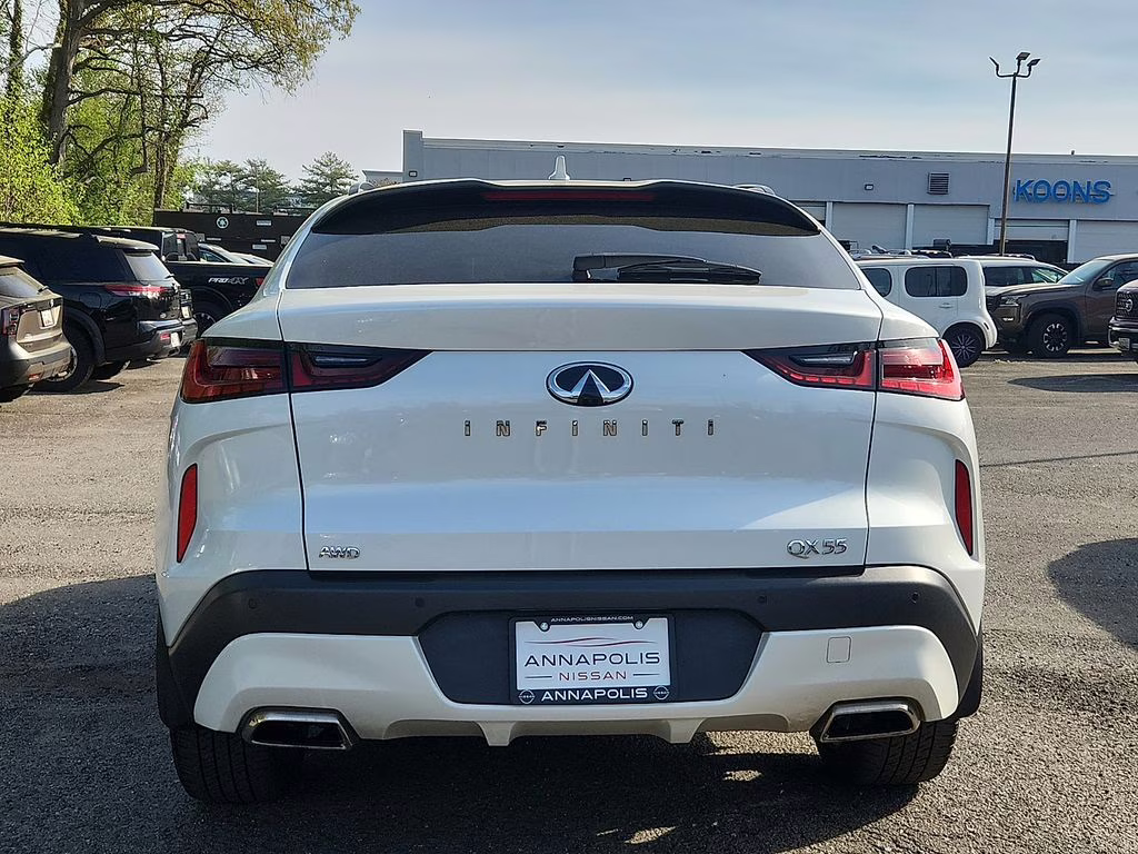2023 Radiant White INFINITI QX55 LUXE AWD SUV