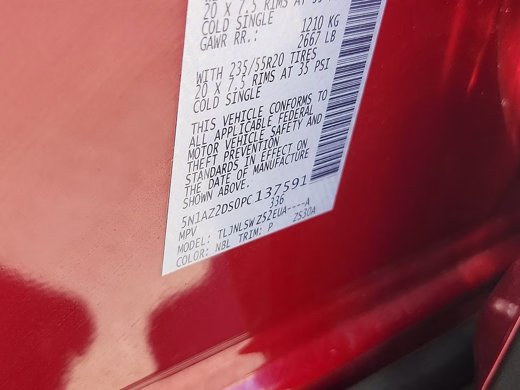 2023 Scarlet Ember Tintcoat Nissan Murano Platinum AWD SUV