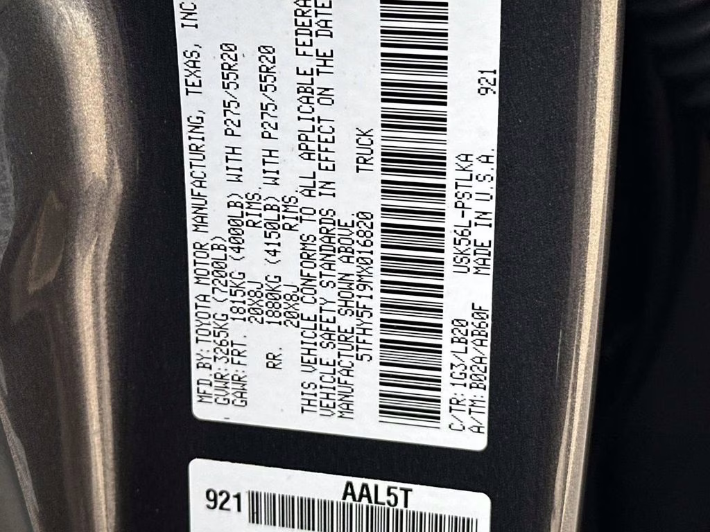 2021 Magnetic Gray Metallic Toyota Tundra Limited 4X4 Truck