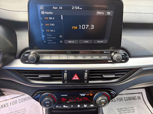 2019 Deep Sea Blue Kia Forte LXS FWD Sedan