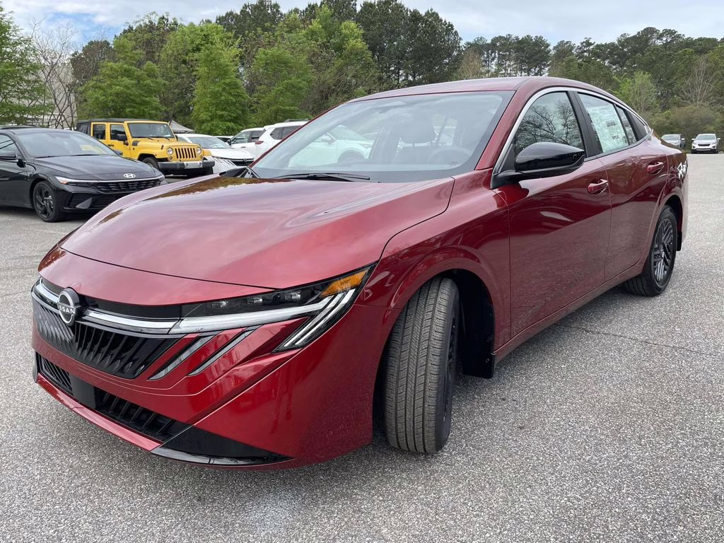 2026 Scarlet Ember Tintcoat Nissan Sentra SV FWD Sedan