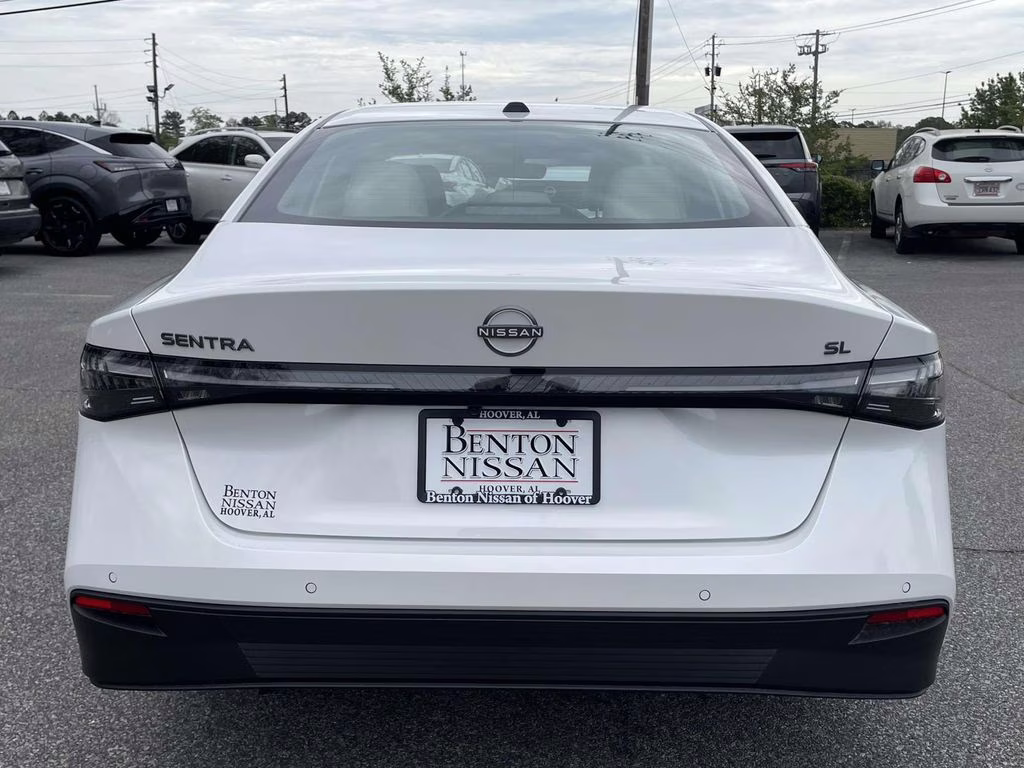 2026 Aspen White Tricoat Nissan Sentra SL FWD Sedan