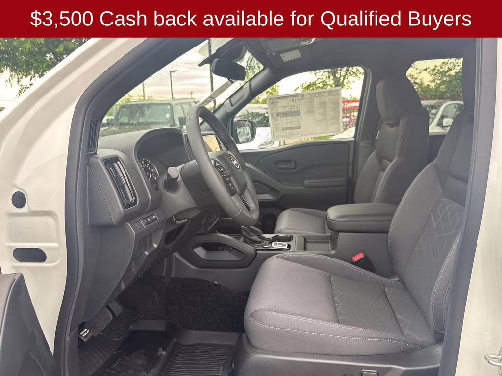 2026 Glacier White Nissan Frontier SV 4X4 Truck