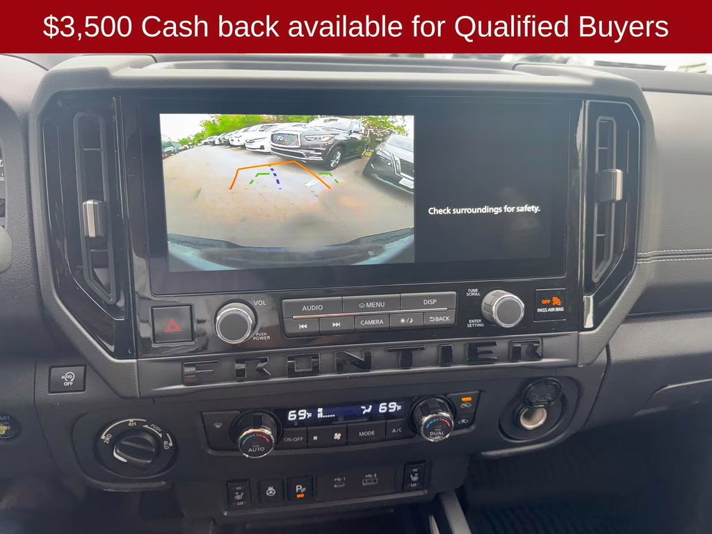 2026 Glacier White Nissan Frontier SV 4X4 Truck